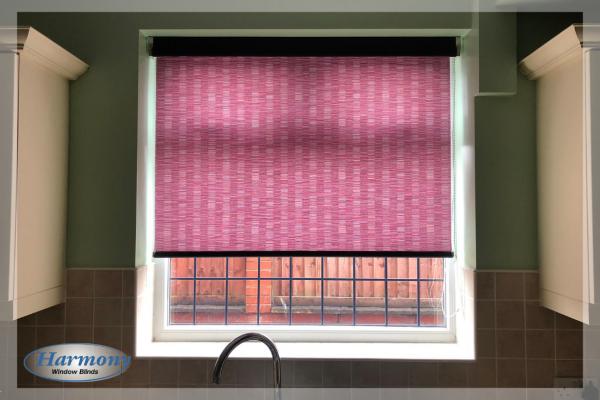 Colourful Senses Roller Blind with Black Finishes