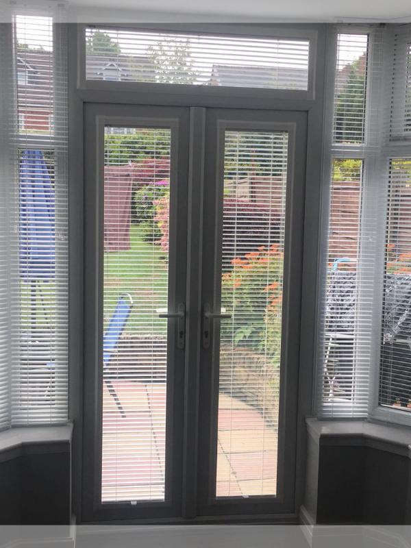 Perfect Fit Venetian Blinds in an Entrance Way